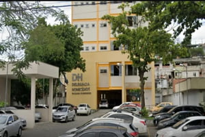 Fachada da Delegacia de Homicídios da Baixada Fluminense - Metrópoles