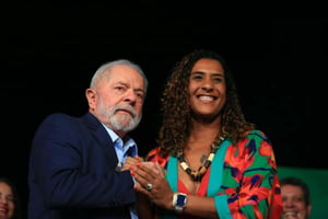 Lula e Anielle Franco
