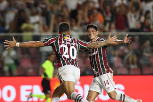 Vargas desconta para o Atlético-MG diante do Fluminense, acompanhe