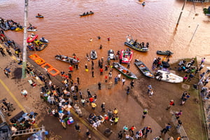 Fotos gerais enchente em Porto Alegre - Rio Grande do Sul