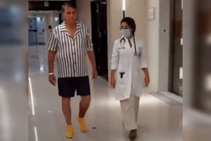 Bolsonaro posta vídeo no hospital: “Tá sob controle”