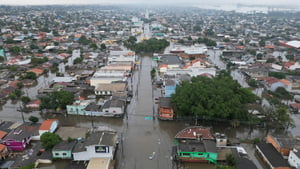 Situação de Canoas após as tempestades no Rio Grande do Sul