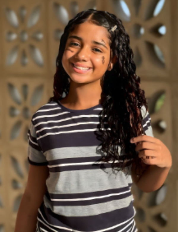 Bruna Gabriella, influenciadora de 12 anos