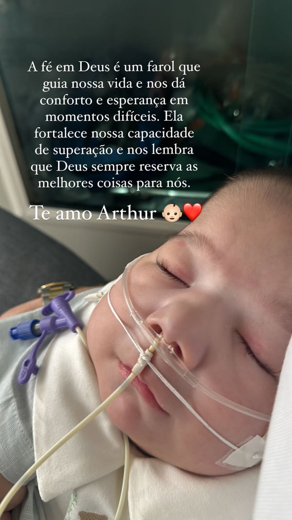 Foto colorida de Arthur, filho de Zé Vaqueiro e Ingra Soares - Metrópoles