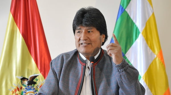 Presidente da Bolívia,  Evo Morale