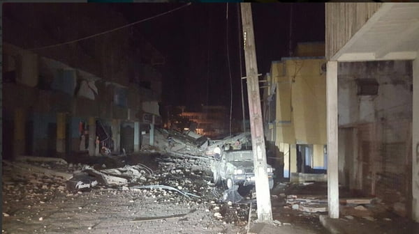 terremoto no equador, abril de 2016