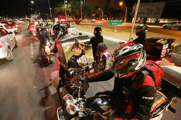 protesto motociclistas