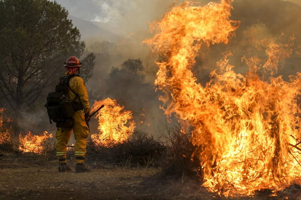 Ventos reacedem incêndio na Califórnia e milhares de pessoas deixam suas casas