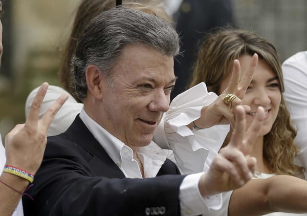Presidente da Colômbia, Juan Manuel Santos, ganha Prêmio Nobel da Paz