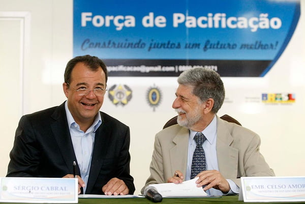 Sérgio Cabral e Celso Amorim