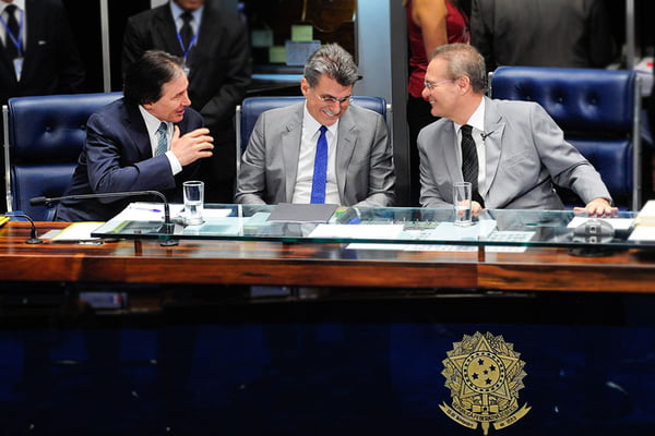 senador Eunício Oliveira, senador Romero Jucá, senador Renan Calheiros