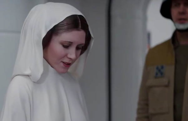 carrie fisher, rogue one