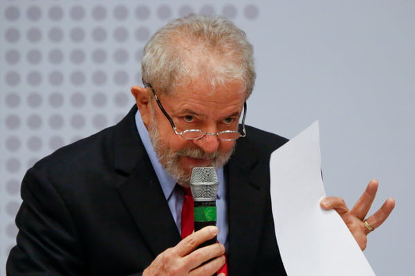 Luiz Inácio Lula da Silva durante evento do PT em Brasília. – Brasília(DF), 24/04/2017