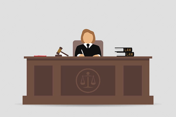 Juiza justiça tribul direito advogado