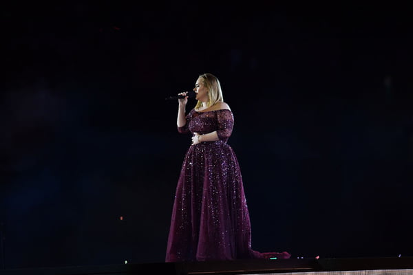 Adele Performs At Wembley Stadium