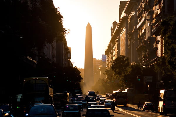 El Obelisco – Buenos Aires El Obelisco (Obelisk), Buenos Aires Argentinien