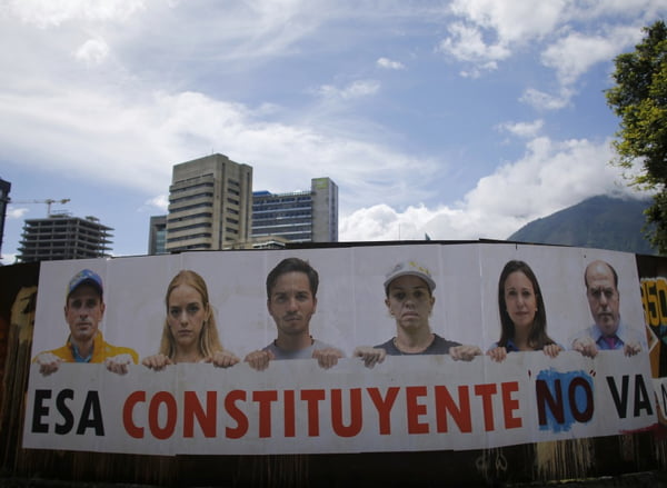 Manifestação em Caracas antes de eleições para Constituinte é esvaziada
