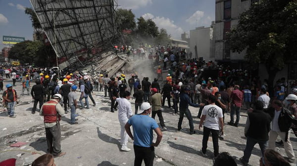 Forte terremoto é sentido na Cidade do México