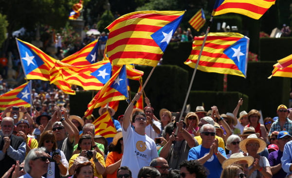 Catalães fazem ato pela libertação de “presos políticos”