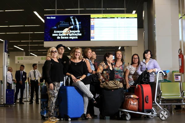 Auditores fazem fiscalização mais rígida em bagagens de passageiros