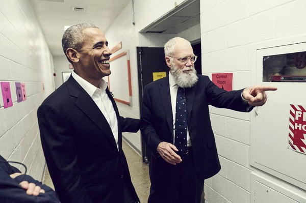 Letterman entrevista Obama: um belo talk show para abrir 2018