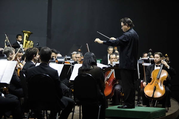 A Orquestra Sinfônica do Teatro Nacional Claudio Santoro