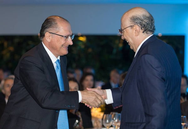 Meirelles e Alckmin