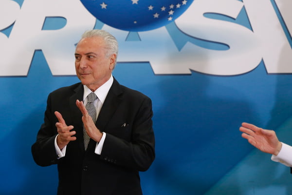 Presidente Michel Temer dá posse a ministros no Palácio do Planalto – Brasília(DF), 10/04/2018