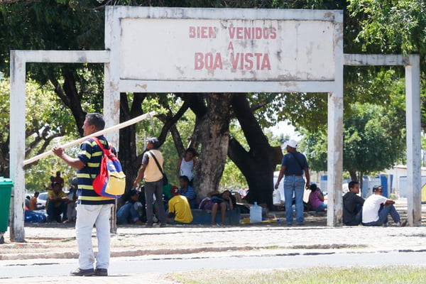 Venezuelanos abrigados em Boa Vista Brasil Venezulela