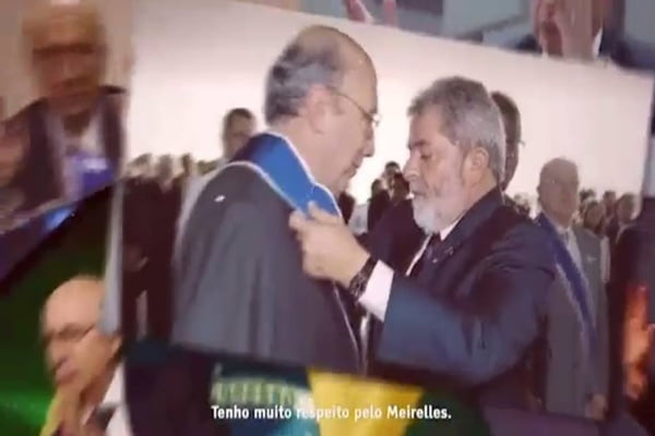 Lula aparece duas vezes em propaganda “vazada” de Meirelles para TV