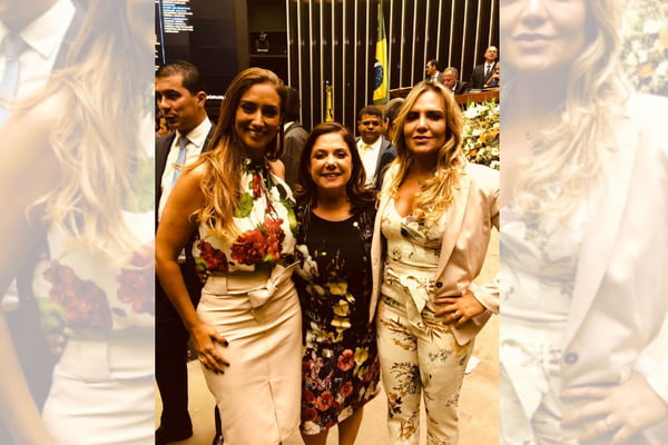 Flávia Arruda, Soraya e Celina Leão posse Câmara