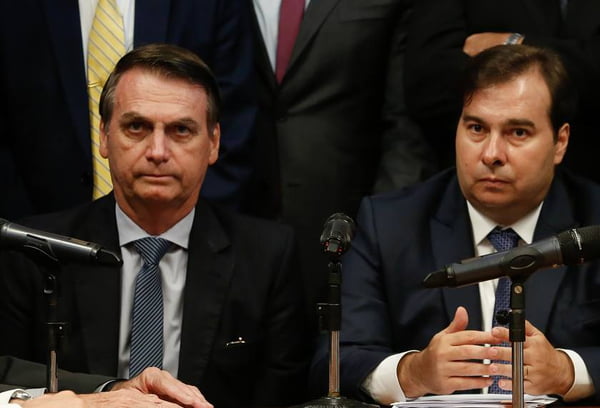 Bolsonaro e Maia