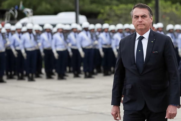 Jair Bolsonaro no Dia da Vitória