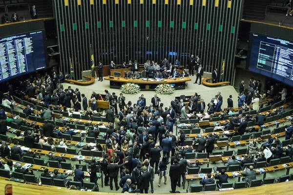 Brasília (DF), 01/02/2019  Cerimônia de posse Câmara dos Deputados e Eleição  Local:Plenário Ulysses Guimarães Foto: Hugo Barreto/Metrópoles