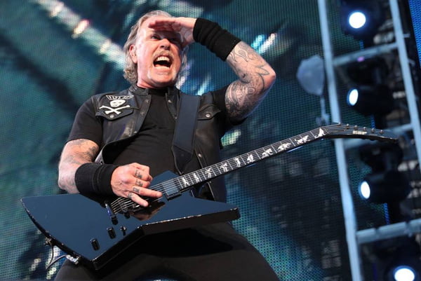 James Hetfield líder do Metallica