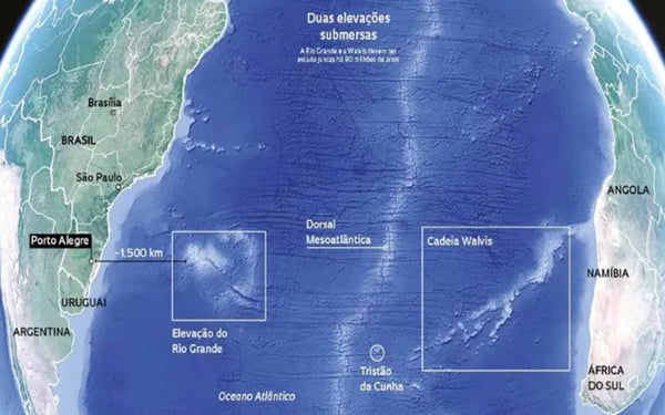 Pesquisadores acham arquipélago “maior que o RJ” próximo à costa do RS