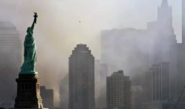 imagem colorida atentado 11 de setembro nova york - Metrópoles