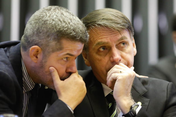 Jair Bolsonaro e Delegado Waldir