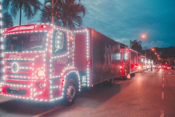 Imagem da Caravana de Natal da Coca-Cola