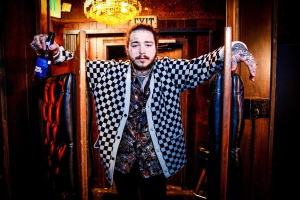 Post Malone Behind The Scenes Before His Bud Light Dive Bar Tour Show in Nashville