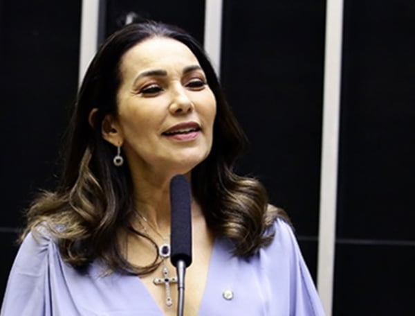 Imagem da ex-deputada federal Margarete Coelho (PP) discursando na tribuna da Câmara - Metrópoles