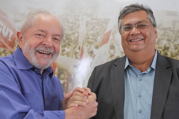 Lula e governador do Maranhão, Flávio Dino -- Metrópoles