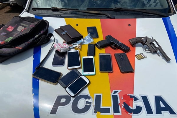 celulares roubados apreendidos pela PMDF