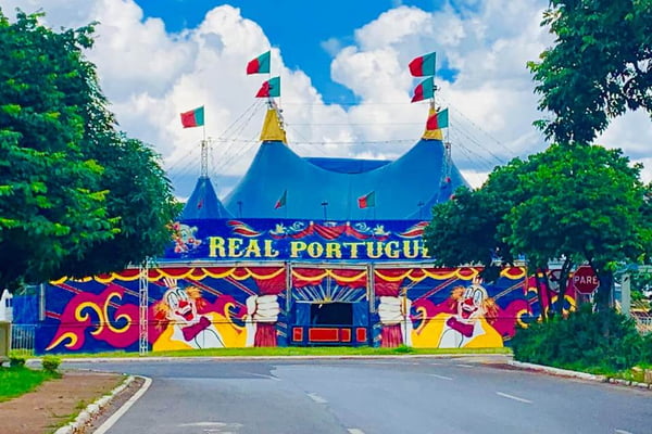 Tenda do Circo Real Português, em Taguatinga