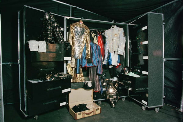 Michael Jackson's backstage