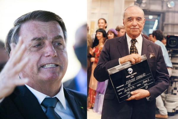 Bolsonaro e Roberto Marinho