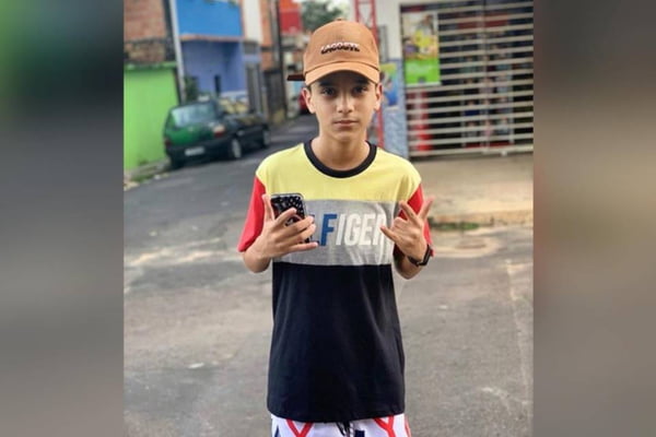 Jorge Gustavo Silva dos Santos, de 12 anos, morto em Manaus