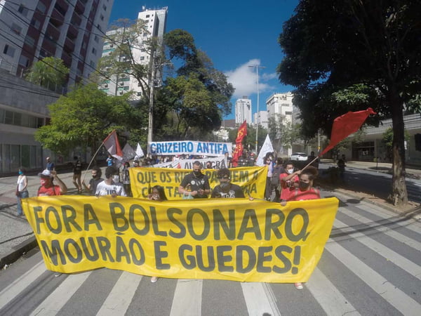 Protesto contra Governo Jair Bolsonaro Movimentação