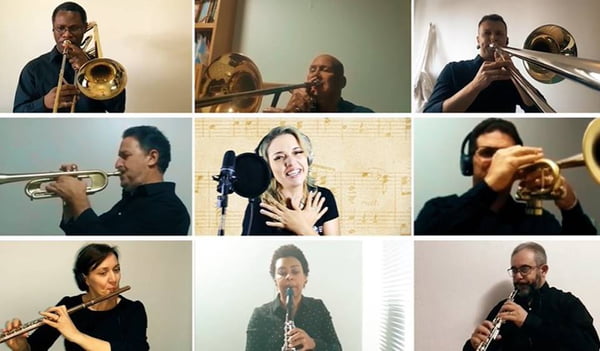 Orquestra Sinfônica grava vídeo para ajudar comunidade da Estrutural