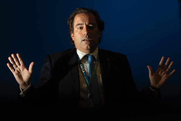 Presidente da Caixa, Pedro Guimarães concede entrevista ao Metrópoles